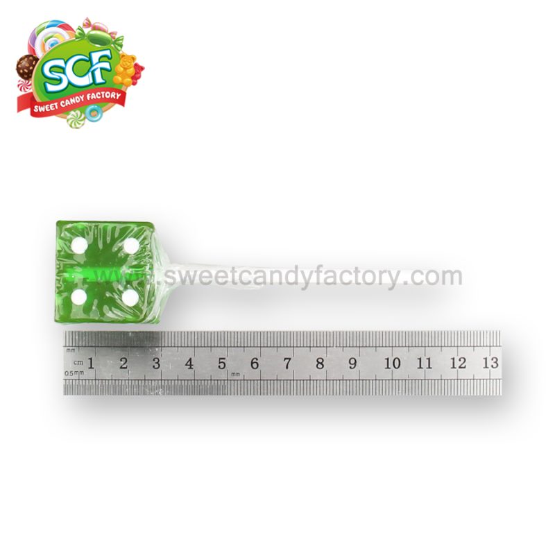 Colorful gourmet dice lollipop with display box produced by candy factory - Image 2