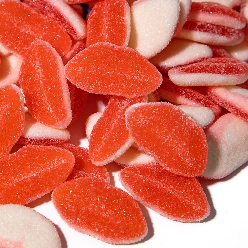 Customize Sugar Coated Fruity Flavor Red Lip Shape Soft Gummy Candy - Image 3