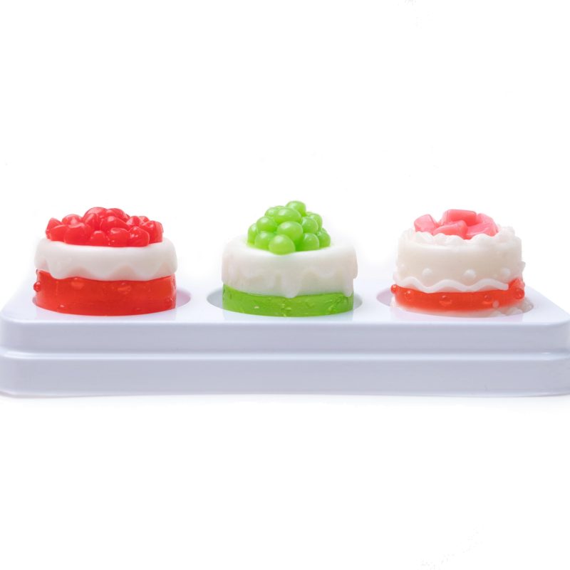 Hot Sale Customized Shaped Fruity Flavor Afternoon Tea Birthday Cake Soft Gummy Candy - Image 3